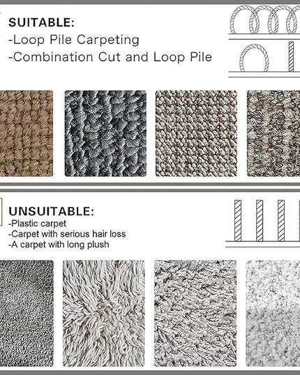 WILLBOND Carpet Cord Cover Cable Protector Floor Cover Cable Protector Management Only for Commercial Office Carpet(39.37 ft,Brown)