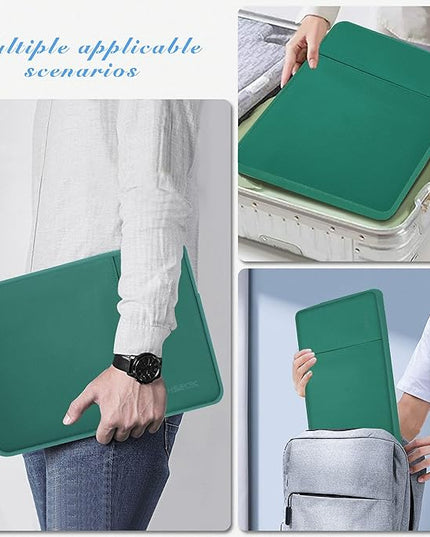 Hseok Laptop Case 15.6 Inch Sleeve, Shockproof Protective Water Repellent with Accessory Pocket,Compatible with Mac Pro 16 inch 2025-2019, Sleeve Bag for Most 15 15.6 16 Notebooks,D01E01
