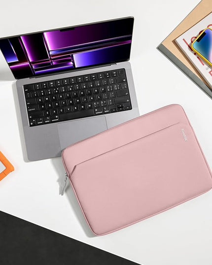 tomtoc Slim Laptop Sleeve for 15-inch 2025 New MacBook Air M4/A3241, M3/A3114, M2/A2941, 15 Inch Microsoft Surface Laptop AI PC/6/5, Dell XPS 15 Plus, Recycled Water-Resistant Protective Case Bag