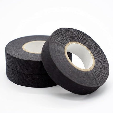 Wiring Harness Tape High Temp Wire Cable Loom Self-Adhesive Fabric Tape for Electrical Automotive Engine Harness Wrap Protection Noise Damping Cables Fixed 3/4 Inch x 49 FT