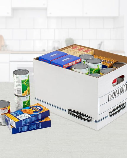 Bankers Box 6-Pack Basic Duty File Storage Boxes with Lids, Letter/Legal, STOR/FILE, (0071303)