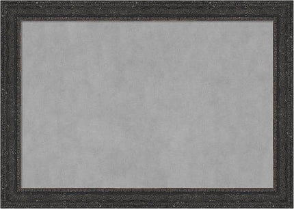 Amanti Art Black Framed Magnetic Board 29x41 Large Vision Board for use with Magnets, 100% Metal Sheet to Display Items as Office Decor or for Home Organization in mudroom, Kitchen or Kids Room