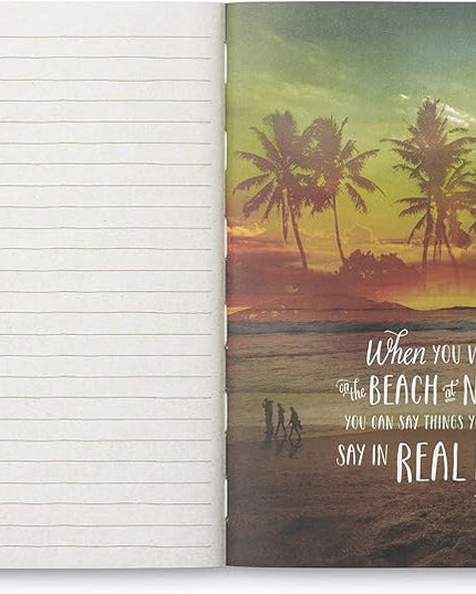 Compendium Softcover Journal - Find what brings you joy and go there. – A Write Now Journal with 128 Lined Pages, 5″W x 8″H