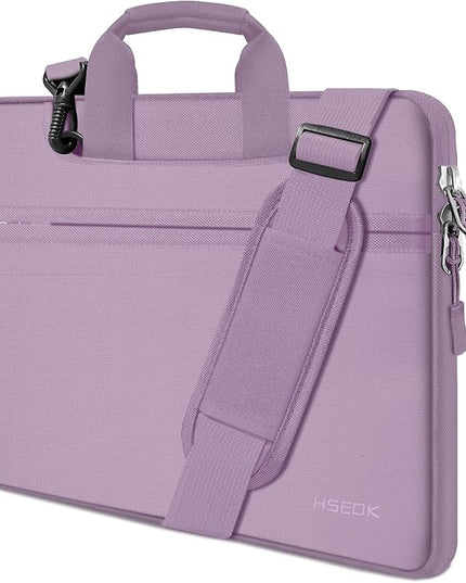Hseok 17.3 Inch Laptop Shoulder Bag for Most 17.3" Dell Asus HP Lenovo Notebooks, Purple