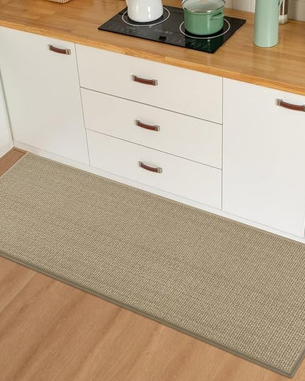 Artoid Mode Washable Non Slip Rubber Backing Kitchen Rugs Doormat, Absorbent Kitchen Floor Mats Front of Sink Kitchen Mats for Floor Home Decor 20x48 Inch