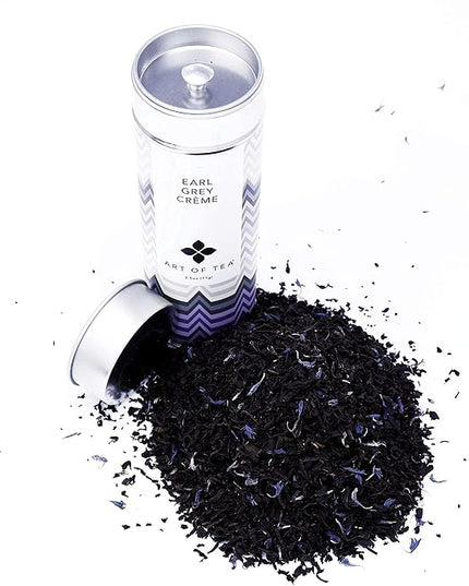 Art of Tea | Organic Earl Grey Creme Tea 2.5oz | Artisan Loose Leaf Tea Tin