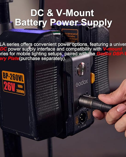 Godox LA300R RGB Video Light 330W Full-Color LED Light,Support NFC and APP Control for Video Photography & Vlogging (Black)