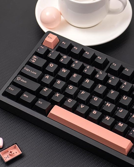 Sumgsn Keycaps 163 Keys Cherry Profile Doubleshot Dark Olivia Keycap Set Fit for Alice Keyboard 61/64/87/104/108 Cherry Mx Switches Mechanical Keyboard