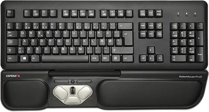 Contour RollerMouse Pro3: Ergonomic Design for RSI, Carpal Tunnel & Shoulder Pain, No Reach, No Grip, No Strain, Customizable Shortcuts, Adjustable Speed, Wired USB for Mac & PC