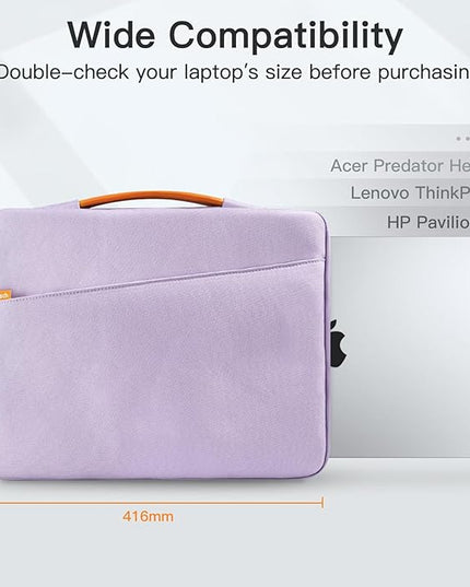 JETech Laptop Sleeve for 13-14Inch MacBook Air/Pro (M5/M4/M3/M2/M1,2020-2025), Waterproof Bag with Portable Handle and Pocket