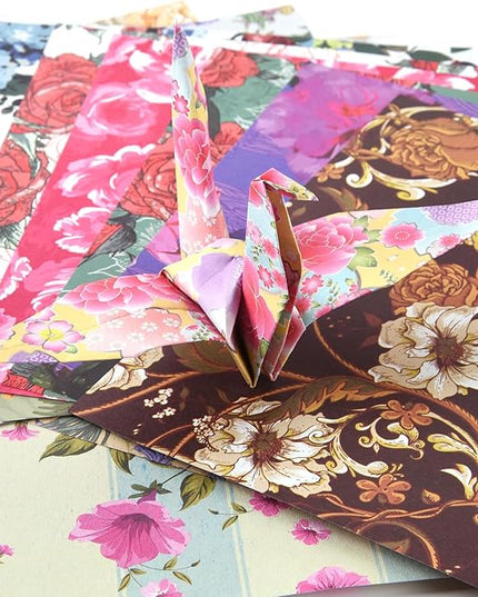 Origami 6x6 Paper Kit 150 Sheets 150 Vivid Colors Double Sided Same Printed Traditional Patterns Square for Arts Crafts Projects Japan Traditional Chiyo.Bohemian