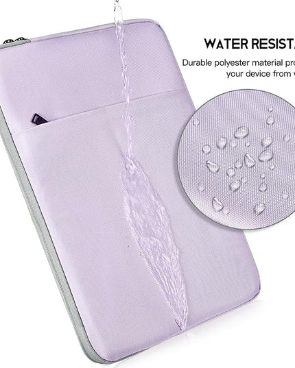 Laptop Sleeve Case for MacBook Air 13 inch M2 M3 M4 A3240 A3113 2025-2023, Compatible with MacBook Pro 14 inch M5 M4 M3 M2 M1 Pro Max A3112 A3185 A3401 A2779 A2442 A2918 Water Resistant Bag-Purple