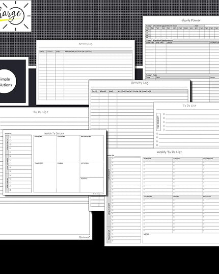 Hourly Planner Notepad. 60 Page Planning Pad w/Appointment Time Block, Task Log List & Note Sections. For Office Work Schedule & Time Management. 8.5 X 11, A4 Sheets.