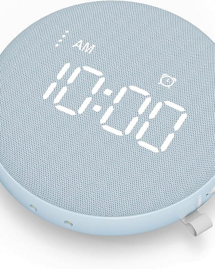 Gianna 110dB Loud Alarm Clock for Heavy Sleepers - Vibrating Alarm Clock, 3 Wake Modes, Auto-Dimming, Rechargeable Battery Operated Bed Shaker for Bedroom and Travel