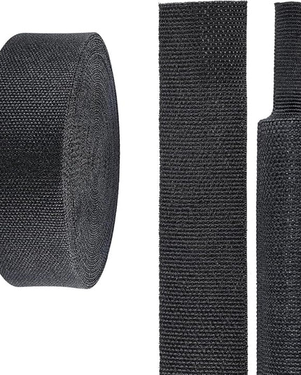 2 in 1 Heat Shrink Braided Sleeving Fabric Tubing-Ideal fit Irregular Shape Hose/Cable/Wire (1"(25mm), 60FT)