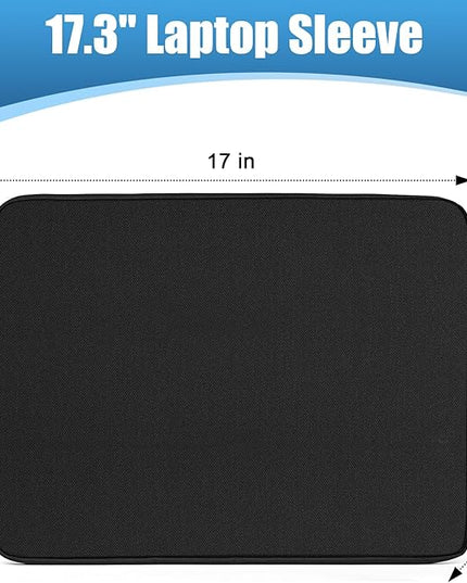 Ctemnpho 17.3inch Portable Monitor Case Storage Bag, Portable Computer Cover Bag with Pocket Zipper for 17.3inch Monitor, Laptop Notebook Computer Gaming Display Protective Travel