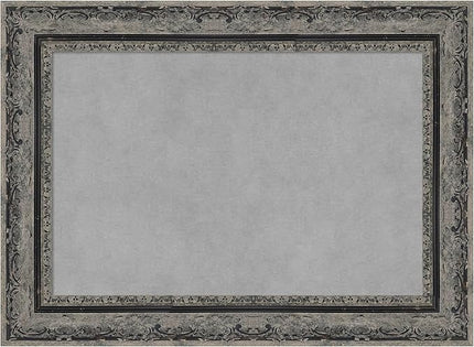 Amanti Art Black Framed Magnetic Board 16x22 Small Vision Board for use with Magnets, 100% Metal Sheet to Display Items as Office Decor or for Home Organization in mudroom, Kitchen or Kids Room