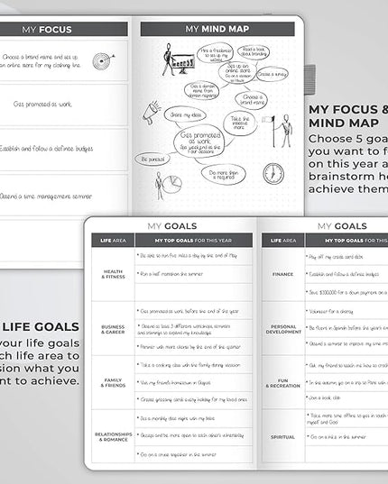 Clever Fox Planner – Undated Weekly & Monthly Planner for Productivity, Time Management & Goals – Organizer Journal – A5 (Gray)