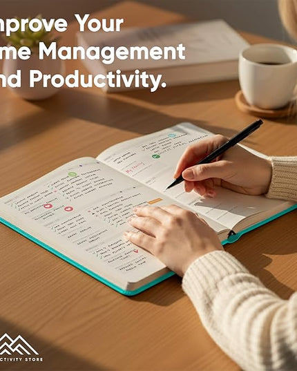 Dated, 2026 Planner, 8.5" x 11" - The #1 Productivity Planner to Achieve Your 2026 Goals - Planner 2026-2027 by PRODUCTIVITY STORE (A4, TEAL)