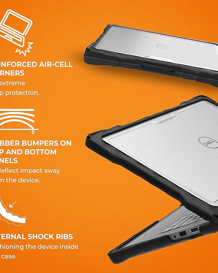 Gumdrop Droptech Hard Shell Laptop Case ONLY Compatible with Dell Latitude 5440|5450 Precision 3480 Clamshell 13.5 inch Rugged Drop Tested Reliable Computer Protection Professionals Office Business