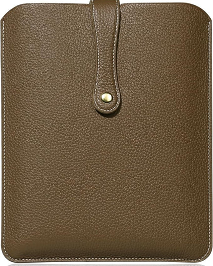 Laptop Sleeve Genuine Leather,Compatible with ipad pro 11 inch, Ipad Air 10.9 inch M2 2024,Air5/4 2022/2020 case, Compatible with ipad 10,accommodate Magic Keyboard，Galaxy Tab S9/S9 FE Bag