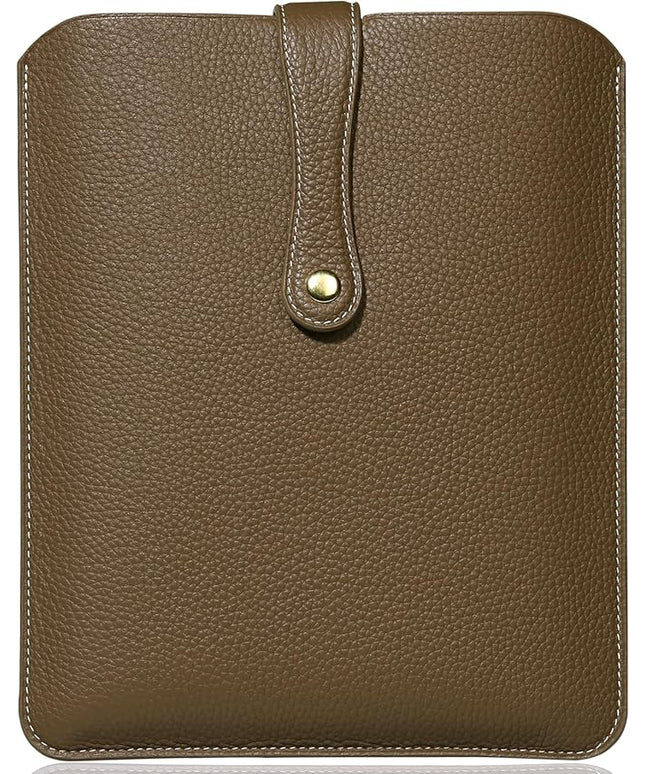 Laptop Sleeve Genuine Leather,Compatible with ipad pro 11 inch, Ipad Air 10.9 inch M2 2024,Air5/4 2022/2020 case, Compatible with ipad 10,accommodate Magic Keyboard，Galaxy Tab S9/S9 FE Bag
