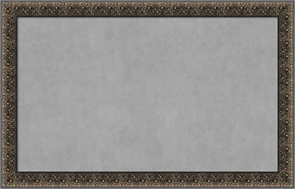Amanti Art Black Framed Magnetic Board 29x45 Large Vision Board for use with Magnets, 100% Metal Sheet to Display Items as Office Decor or for Home Organization in mudroom, Kitchen or Kids Room
