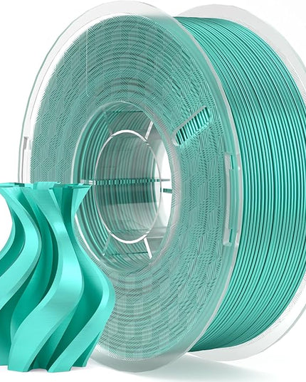 ELEGOO Silk PLA Filament 1.75mm Mint Green 1KG, Shiny 3D Printer Filament Dimensional Accuracy +/- 0.02mm, 1kg Spool(2.2lbs) Fits for Most FDM 3D Printers