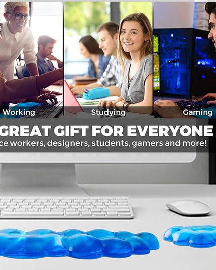 Gel Cloud Wrist Rest - Cloud Mouse Wrist Rest Pad Mouse Support for Office Gaming Pad Computer Laptop Ergonomic Comfortable Pain Relief