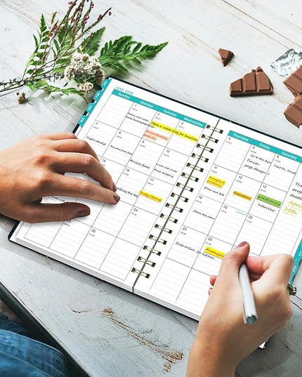 Ymumuda 2026 Planner, Daily Weekly Monthly Planner, 2026 Calendar Planner (Jan 2026 - Dec 2026), 8.4" x 6.3", Teacher School Student Work Agenda with Tabs, Ideal for School Office Supplies