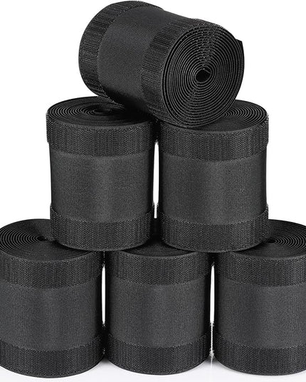 WILLBOND Carpet Cord Cover Cable Protector Floor Cover Cable Protector Management Only for Commercial Office Carpet(59.06 ft,Black)