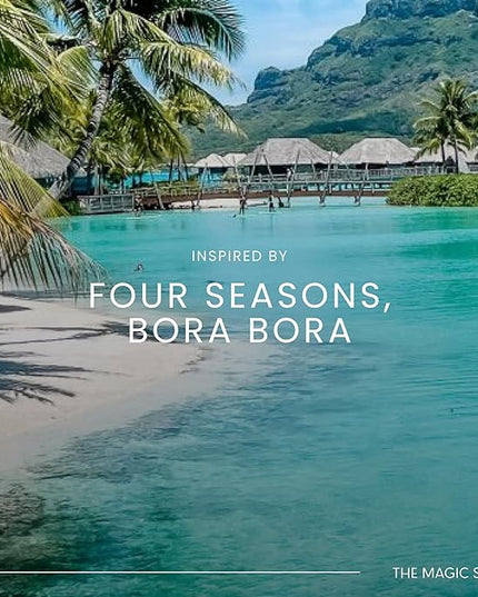 The Magic Scent Bamboo Diffuser Oil - Hotel & Home Luxury Scents Inspired by The Four Seasons, Bora Bora - Diffuser Oil Scents for Home Designed for Use in All Diffusers - 16.9 fl oz, 500 mL
