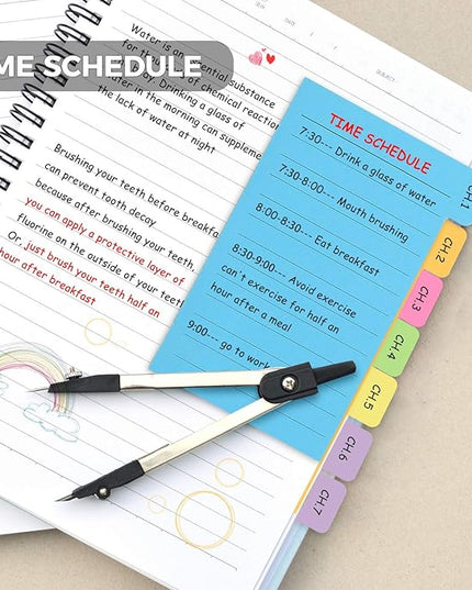 Sticky Notes Set, Post Self-Stick Notes Pads for Journaling Notebook Planner Study, Office Supplies College Essentials Back to School Supplies for High School Students Teen Girl Gifts Preppy Stuff