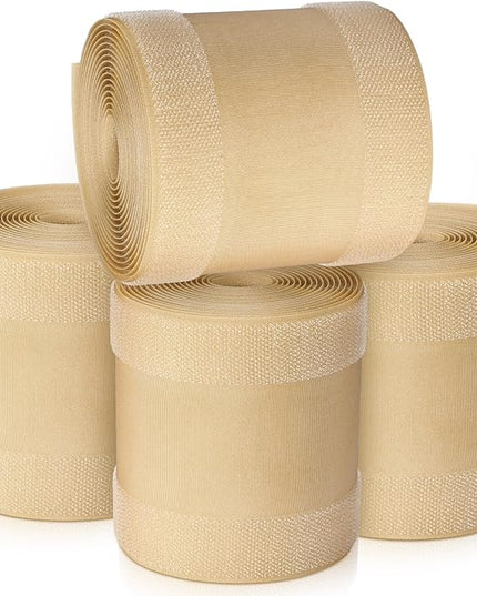 WILLBOND Carpet Cord Cover Cable Protector Floor Cover Cable Protector Management Only for Commercial Office Carpet(39.37 ft,Khaki)