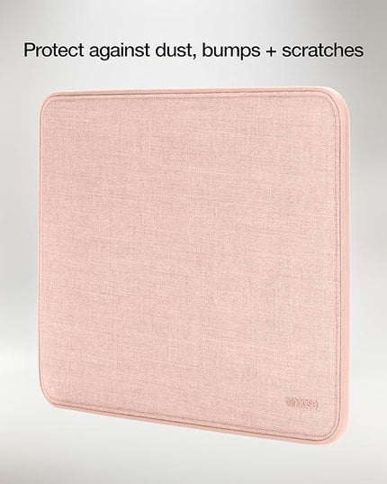 Incase ICON Sleeve with Woolenex - MacBook Pro 16 inch Case - 2019 - Fitted MacBook Case, Laptop Sleeve, Hard Cover, Durable, Lightweight - Blush Pink