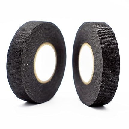 Wire Harness Tape, 3/4-Inch x 49-Foot (5-Pack), High Temp Wiring Loom Harness, Self-Adhesive Felt Cloth Electrical Tape for Automotive Engines, Noise Dampening, and Cable Protection