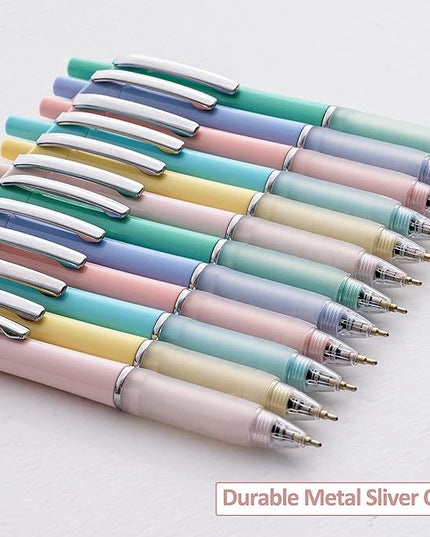 Aisibeiger Ball Point Pen Black Ink Ballpoint Pens with Super Soft Grip Medium Point 1.0mm Office Pens (12 pack)