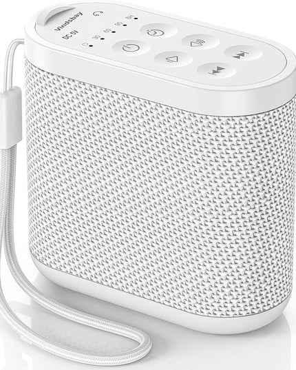Portable Travel Sound Machine for Adults, Baby Sleeping : Super Long-Lasting & Rechargeable Battery, Headphone Jack, 21 Sounds - White Noise Machine for Office Privacy & Noise Canceling, Home, Gift