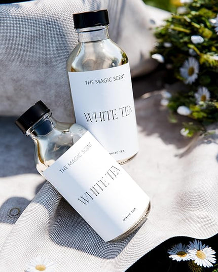 The Magic Scent White Tea Diffuser Oil - Hotel & Home Luxury Scents - Diffuser Oil Scents for Home Designed for Use in All Diffusers - 16.9 fl oz, 500 mL