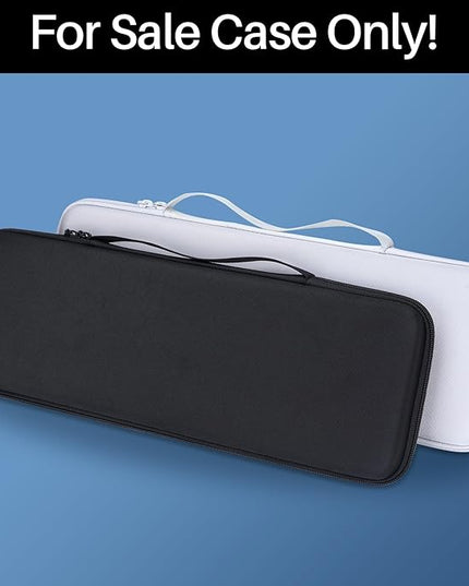 Hard Case Compatible with Logitech MX Keys S or MX Keys Advanced Keyboard (Pale Grey Case)