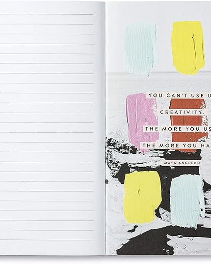 Compendium Softcover Journal - Make each day your masterpiece. – A Write Now Journal with 128 Lined Pages, 5″W x 8″H