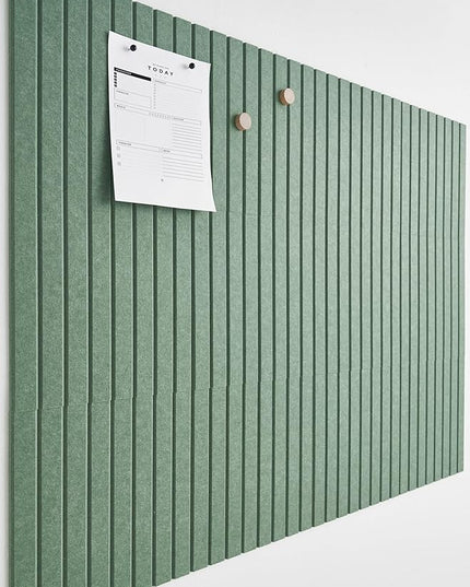 Large Bulletin Board 48"x36" - Office Wall Organizer to Replace Your Old Cork Boards for Walls for Office Decor - 12-Pack Felt Wall Panels for Use in Home Office Decor, Classroom Decor (Palm)