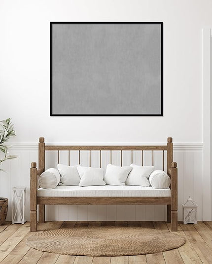 Amanti Art Black Framed Magnetic Board 41x49 Oversize Vision Board for use with Magnets, 100% Metal Sheet to Display Items as Office Decor or for Home Organization in mudroom, Kitchen or Kids Room