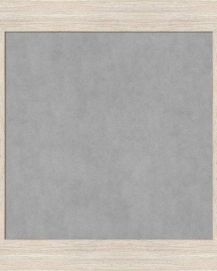 Amanti Art White Framed Magnetic Board 15x15 X-Small Vision Board for use with Magnets, 100% Metal Sheet to Display Items as Office Decor or for Home Organization in mudroom, Kitchen or Kids Room
