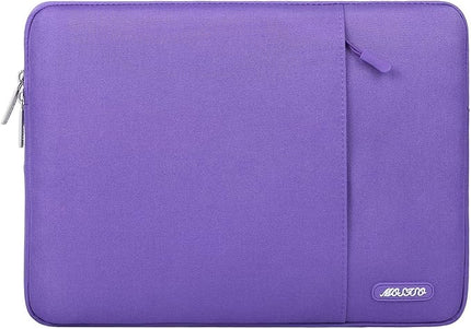MOSISO Laptop Case 13.3 inch, 13-13.3 inch Laptop Sleeve Compatible with MacBook Air/Pro 13/Pro 14 M5 M4 M3 M2 M1, HP Dell ASUS Lenovo,Polyester Vertical Computer Sleeve Bag with Pocket, Ultra Violet
