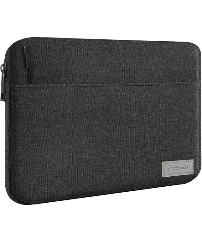 MoKo 7-8 Inch Tablet Sleeve Bag, Carrying Case Fit with New iPad mini (A17 Pro) 8.3" 2024, iPad mini 6 / iPad mini 5 / iPad mini 4 / iPad mini 3 / iPad mini 2, Black & Gray
