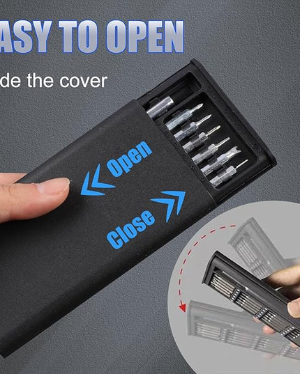 25 in 1 Precision Screwdriver Set, Mini Professional Repair Tool Kit, Super Durable Screwdriver Fits for Watch, Laptop, Eyeglasses, Computer, Electronic, Camera