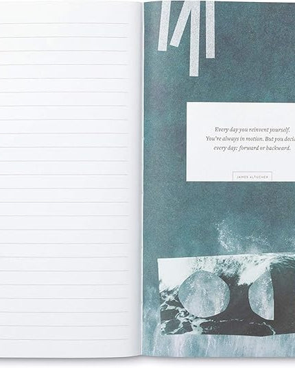 Compendium Softcover Journal - To exist is to change… to go on creating oneself endlessly. – A Write Now Journal with 128 Lined Pages, 5″W x 8″H