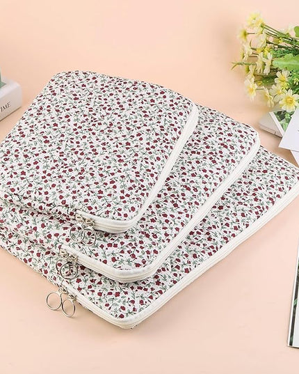 Floral Laptop Sleeve Bag Laptop Sleeve Tablet Case for Laptops Tablets (11-inch)