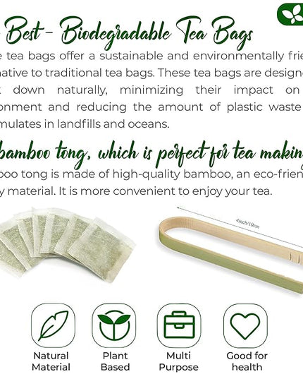 FreshDrinkUS, Premium 25 Tea Bags Soursop Turmeric, 100% Natural, Blend of Soursop Leaves, and Turmeric Root. Made with Natural Material Tea Bags. No Sugar, Vegan.